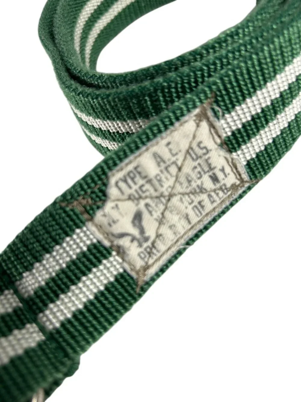 Y2K American Eagle Outfitters Mens 44 Inch Web Belt Canvas Adjustable D Ring